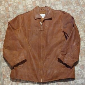 Wilsons Suede Leather Brown Lightweight Jacket